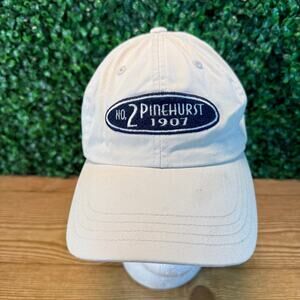 Pinehurst No 2 1907 Hat Cap Golf Course US Open Adjustable Strap One Size OSFA
